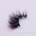 Pink Mink Wimpern Vollstreifen farbenfrohe Mink Wimpern